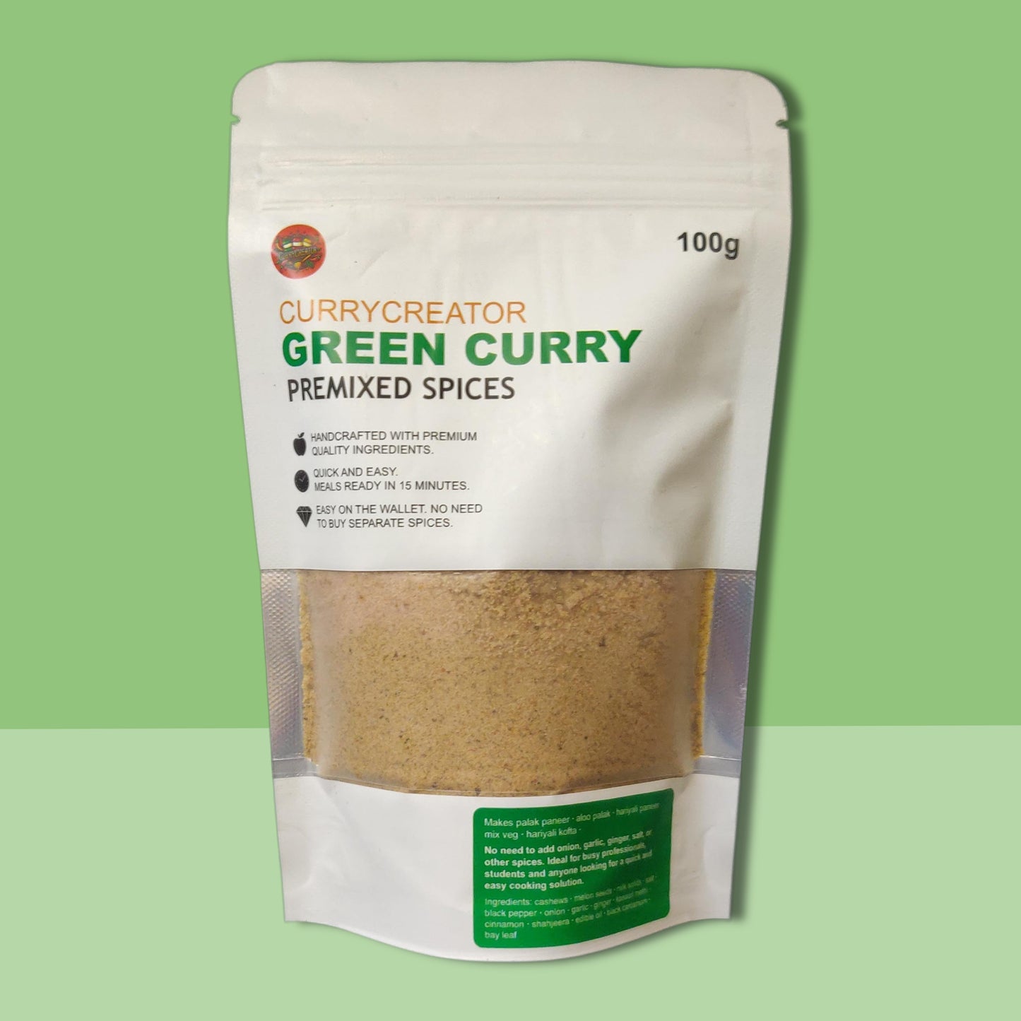Premixed Green Curry Spices
